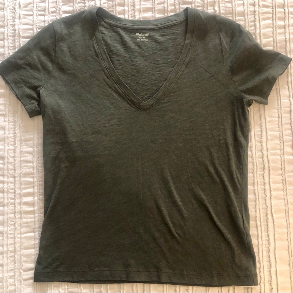 Madewell Short Sleeve Cotton Knit Tee Shirt XS - Picture 2 of 5